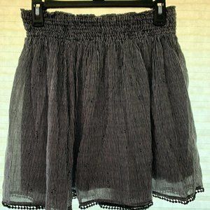 Old Navy Black and White High Waisted Skirt